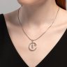 Подвеска из серебра с фианитами (Арт.94033200)