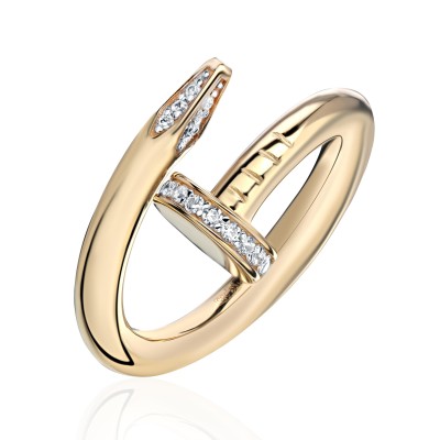 Кольцо золото с бриллиантами «Stylish Nail» Estet (арт.01К6314331-17)