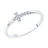 Кольцо из серебра с фианитами (Арт.94013298)