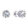 Серьги из серебра с фианитами (Арт.94023494)