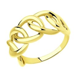 Кольцо из желтого золота (Арт.018654-2)