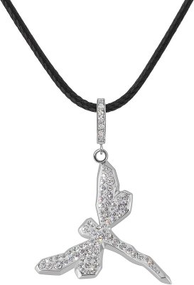 Кулон из серебра с куб. цирконием (Арт.swp-df-1-30-5-s)