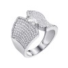 Кольцо серебряное с фианитом «Caviar Shine» Fresh Jewelry (арт.CZ-R01212-X-W-W-X-W)