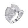 Кольцо из серебра с фианитом (Арт.cz-r01212-x-w-w-x-w)