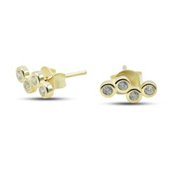 Серьги Серебряные крылья (Арт.022027848gp_kubcirkonii)