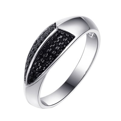 Кольцо из серебра (Арт.cz-r893-1-x-w-x-x-b)