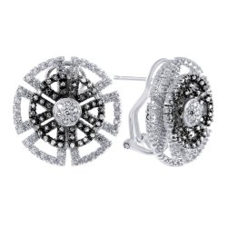 Серьги из золота с бриллиантом (Арт.a815dwc4t_vr)