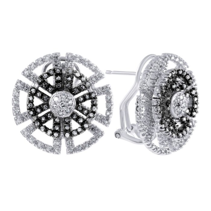 Серьги из золота с бриллиантом (Арт.a815dwc4t_vr)