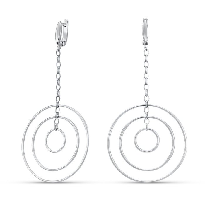 Серьги Серебряные крылья (Арт.02fye9812-113_)