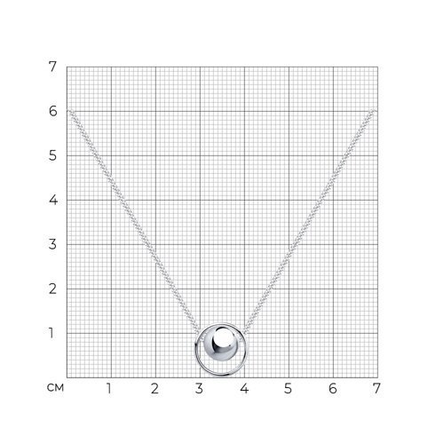 Колье из серебра (Арт.94070498)