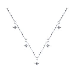 Колье из серебра с фианитами (Арт.94070674)