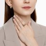 Серьги из комбинированного золота с бриллиантами (Арт.1020981)