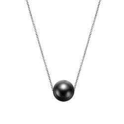 Ожерелье из серебра с керамикой (Арт.tc-n01295-b-w-x-x-x)