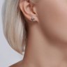 Серьги из золота с бриллиантами (Арт.1022176)