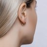 Серьги одиночные из золота (Арт.170001)