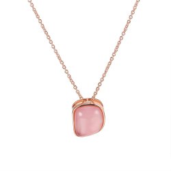 Ожерелье из серебра с агатом (Арт.ay-n01940-x-g-pa-x-x)