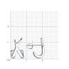 Серьги из серебра без вставки «X&J Minimal» Соколов (арт.9402)