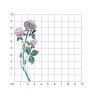 Брошь из серебра с фианитами и эмалью (Арт.94040344)