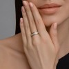 Кольцо из золота с фианитами «Линии сияния» Соколов (арт.51-110-02801-1)