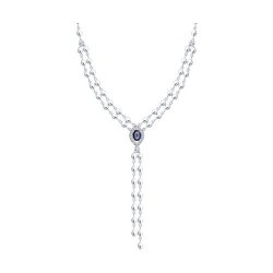Колье из серебра с фианитами (Арт.94071371)