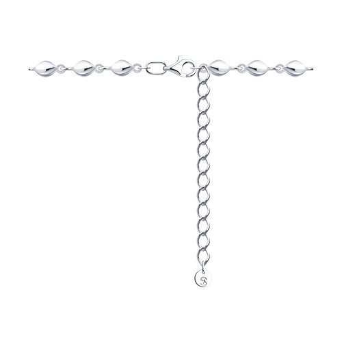 Колье из серебра с фианитами (Арт.94071371)