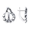 Серьги из серебра с фианитами (Арт.95-120-02292-1)