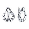 Серьги из серебра с фианитами (Арт.95-120-02292-1)