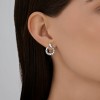 Серьги из серебра с фианитами (Арт.95-120-02292-1)