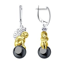 Серьги из серебра (Арт.94025063)