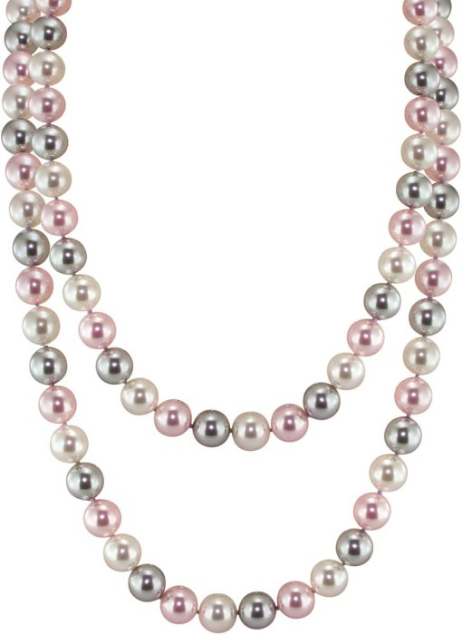 Ожерелье из серебра с жемчугом (Арт.18l-1-13-28)