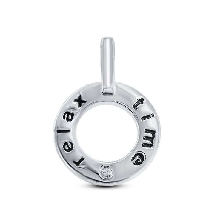 Подвеска Серебряные крылья (Арт.23sw005relax-06_kubcirkonii_jemal)