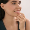 Кольцо из комбинированного золота с бриллиантом «Геометрия света» Соколов (арт.51-210-02964-1)