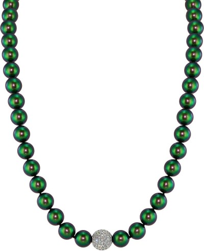Ожерелье серебро с жемчугом и куб. цирконием «Pearl Kiss 25S» Rivoli (арт.91L-SK-25)