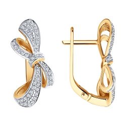 Серьги из золота с бриллиантами (Арт.51-220-02332-1)