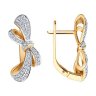 Серьги из золота с бриллиантами (Арт.51-220-02332-1)