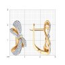Серьги из золота с бриллиантами (Арт.51-220-02332-1)