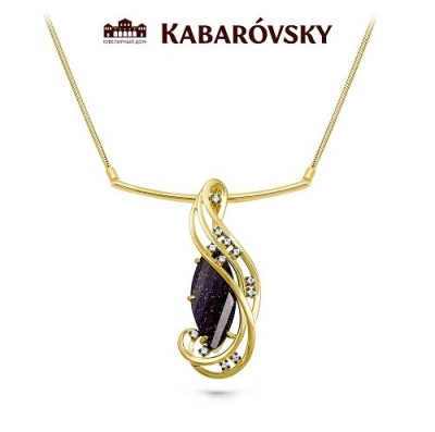 Ожерелье с авантюрином «Вечерний блеск» Kabarovsky (арт.16-035-1387)