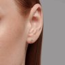 Серьги из белого золота с бриллиантами (Арт.52-222-01702-2)