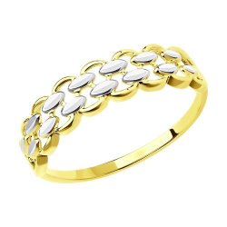 Кольцо из желтого золота (Арт.017347-2)