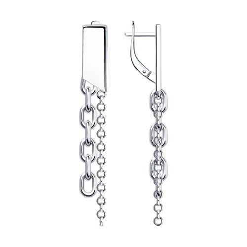 Серьги из серебра (Арт.94024322)