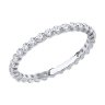 Кольцо из белого золота с фианитами (Арт.019031-3)