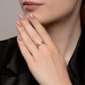Кольцо из золота с фианитами (Арт.019426)