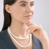 Колье золотое пробы 585 с жемчугом (Арт.797106)