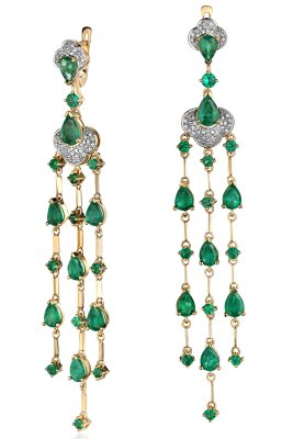 Серьги Эстет (Арт.01s643678-4)