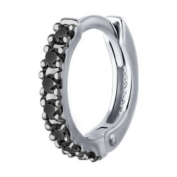 Серьга из белого золота с бриллиантами (Арт.7170007-3)