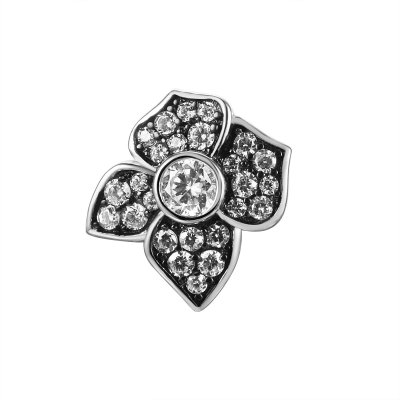 Кулон из серебра с фианитом (Арт.cz-p03497-x-wb-w-x-w)