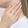 Кольцо из белого золота с бриллиантом «Сияние обещаний» Соколов (арт.1011346)