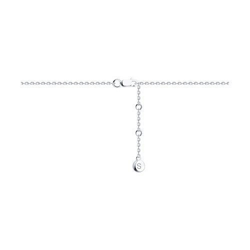 Колье из серебра с фианитами (Арт.94070167)