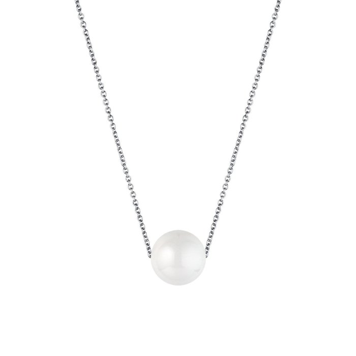 Ожерелье из серебра с керамикой (Арт.tc-n01295-w-w-x-x-x)