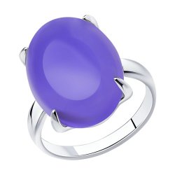 Кольцо из серебра с кварцем (Арт.83010075)
